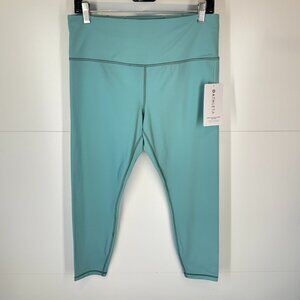 Athleta Ultra High Rise Elation 7/8 Tights in Oxidized Green